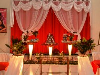 DECORAÇÃO DE CASAMENTO COM VIDROS